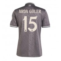 Camiseta Real Madrid Arda Guler #15 Tercera Equipación Replica 2024-25 mangas cortas